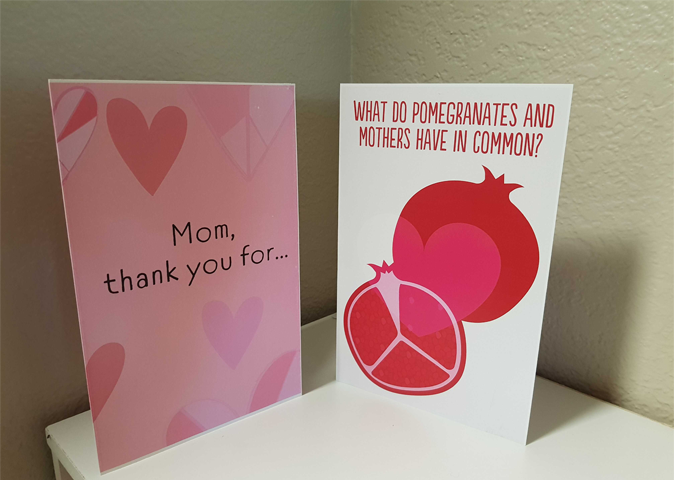 Mother's Day Card - Pomegranate