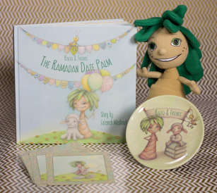 Rafiq and Friends: The Ramadan Date Palm Book & Activity Set (No Plate)
