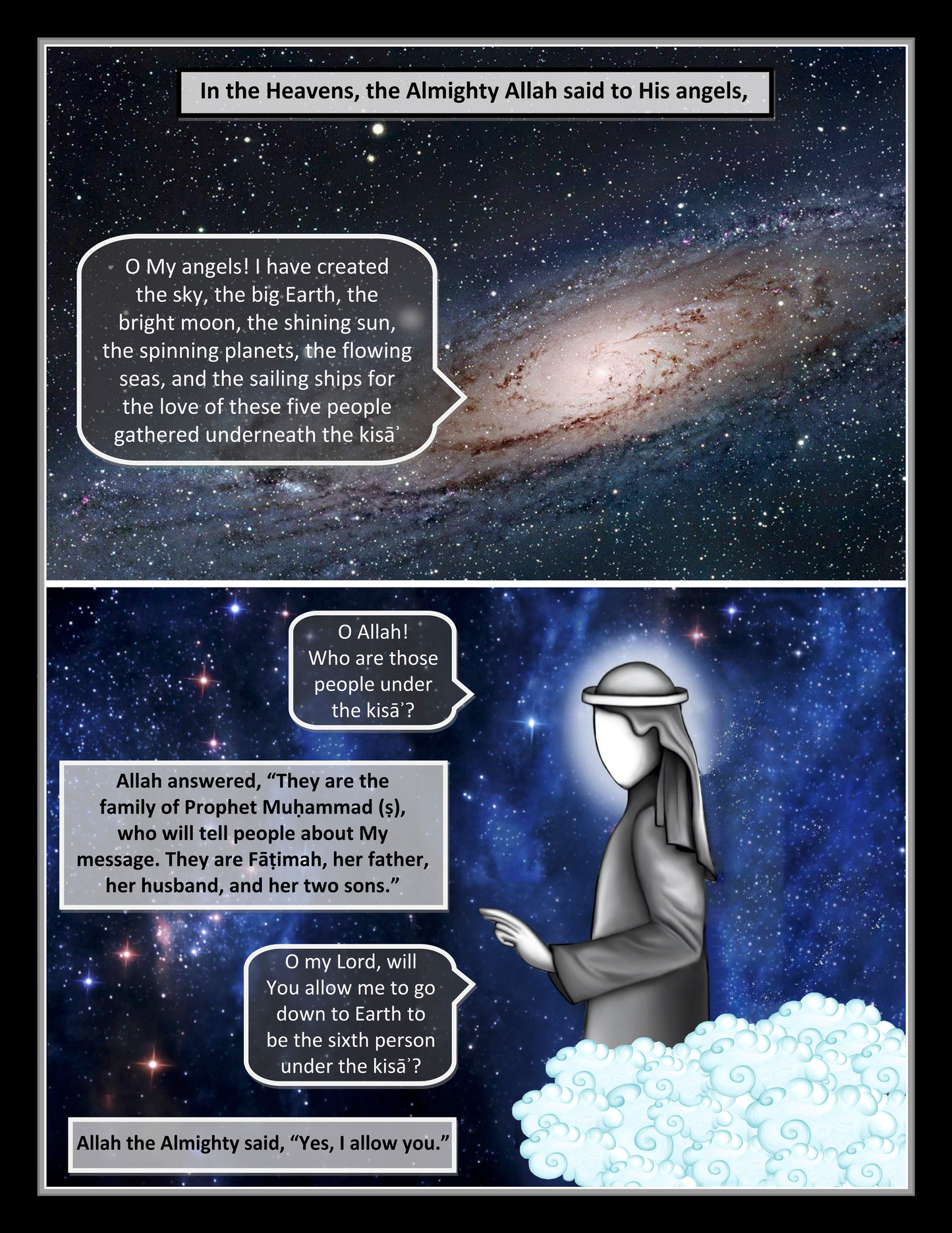 Hadith al-Kisa The Event of the Cloak | Comic