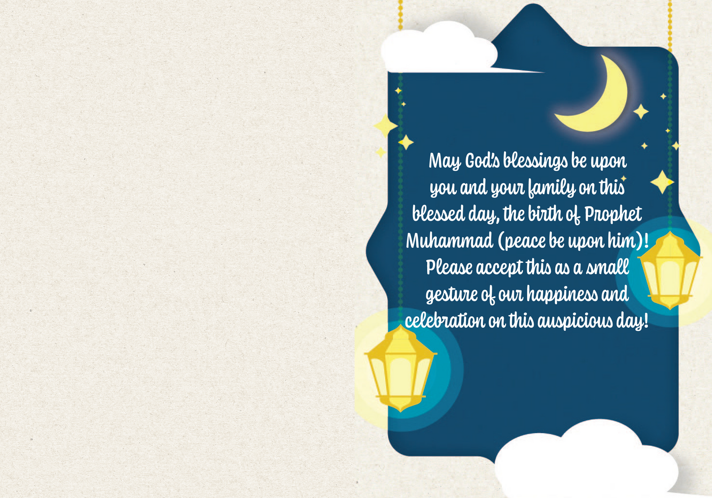 Milad un Nabi Greeting Card